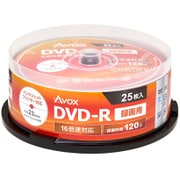 DR120CAVPW25PA [録画用DVD-R 25P スピンドルケース インクジェットプリンター対応 ホワイトレーベル CPRM対応 1-16x]
