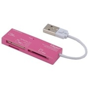 USB2.0 マルチカードリーダー・ライター ピンク CRW-5M69P