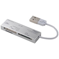 USB2.0 マルチカードリーダー・ライター シルバー CRW-5M69SL