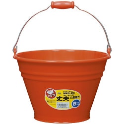 カラーバケツ 8型 レッド