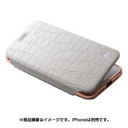 DCS-IP7UNFLWRG [HYBLID Case UNIO for iPhone 7 Genuine Leather ホワイト/アルミローズゴールド]