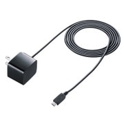 microUSBケーブル一体型AC充電器 2.1A ブラック ACA-IP45BK