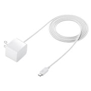 microUSBケーブル一体型AC充電器 2.1A ホワイト ACA-IP45W