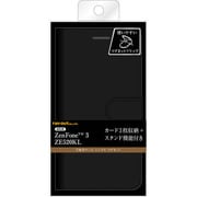 RT-RAZ3ELC1/BB [ASUS ZenFone 3 ZE520KL 手帳型ケース シンプル マグネット ブラック]