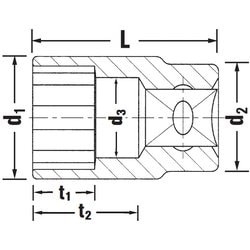 ヨドバシ.com - STAHLWILLE スタビレー 50A-1.1/8 (1/2SQ)ソケット (12