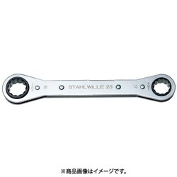 25-17X19 板ラチェットメガネ (41131719)