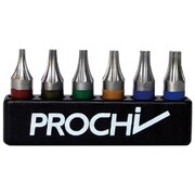 PRC-TXSET-25 6本組ヘクスローブビット ショート