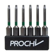 PRC-BIT50-TX8 6本組ヘクスローブビットロング TX8