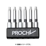 PRC-BIT50-TX20 6本組ヘクスローブビットロング TX20