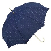 BE-16192 レディース 長傘 ネイビー 55cm