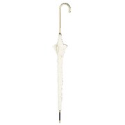 BE-16192 レディース 長傘 ホワイト 55cm