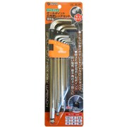 BE-9M [エクストラロングボールポイント六角棒レンチセット]