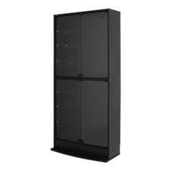 CR-T8329BK [コレクションラック ワイド ハイタイプ 幅83cm×奥行29cm ブラック]