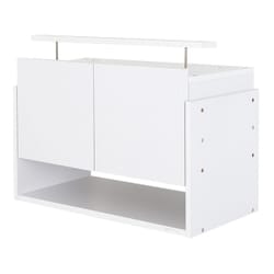 CR-T8339USW [コレクションラック ワイド ハイタイプ専用上置き ロータイプ 幅83cm×奥行39cm ホワイト]