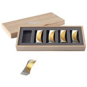 511710 [錫 箸置 月 金箔 5ヶ入]