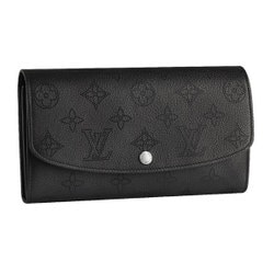 未使用 展示品 ルイ ヴィトン LOUIS VUITTON マヒナ ポルトフォイユ イリス 二つ折り 長財布 レザー ノワール M60143 90158660