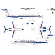 FLX14428 [1/144スケール エアクラフトシリーズ ダグラス DC-9-10 「プロトタイプ」]