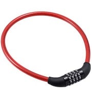 マイセット ダイヤル錠 Mサイズ TY-523‐M クリアレッド