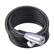 コイル式ワイヤー錠 ロング CP-LK512 マットブラック