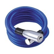 コイル式ワイヤー錠 ロング CP-LK512 マットブルー