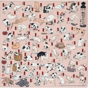モ7004 [猫飼好五十三疋(みゃうかいこうごじゅうさんひき)ハンカチ]