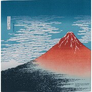 モ7007 [凱風快晴(赤富士)がいふうかいせいハンカチ]
