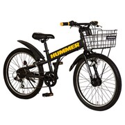 子ども用自転車 22インチ 外装6段変速 ブラック CTB226-SE