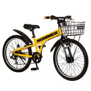 子ども用自転車 22インチ 外装6段変速 イエロー CTB226-SE