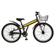 子ども用自転車 24インチ 外装6段変速 ブラック CTB246-SE