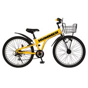 子ども用自転車 24インチ 外装6段変速 イエロー CTB246-SE