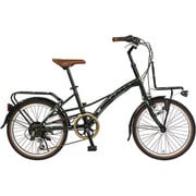 小径車（ミニベロ） 20インチ 外装6段変速 グリーン CITY206-R