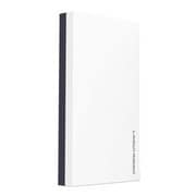 PARKMAN リチウムポリマーバッテリー 8000mAh2.1A出力 ホワイト PA-8000-WH