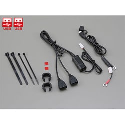 バイク専用電源 USB 2ポート 93040