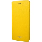FLC2126YL [GRAMAS FEMME Colo iPhone 6/6s フリップレザーケース イエロー]