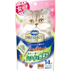 ヨドバシ Com 日本ペットフード コンボ 猫用 コンボプレゼント キャット おやつ 女の子 シーフードと野菜味 42g 3g 14袋 通販 全品無料配達