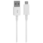 MicroUSBケーブル 2m 白 S-B02WH