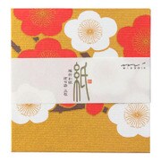 ぽち袋356 シルク 紅白梅柄 25356006