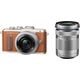 OLYMPUS PEN E-PL8 EZダブルズームキット ブラウン [ボディー＋「M.ZUIKO DIGITAL ED 14-42mm F3.5-5.6 EZ」＋「M.ZUIKO DIGITAL ED 40-150mm F4.0-5.6 R」 ブラウン]