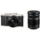 OLYMPUS PEN E-PL8 EZダブルズームキット ブラック [ボディー＋「M.ZUIKO DIGITAL ED 14-42mm F3.5-5.6 EZ」＋「M.ZUIKO DIGITAL ED 40-150mm F4.0-5.6 R」 ブラック]