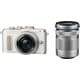OLYMPUS PEN E-PL8 EZダブルズームキット ホワイト [ボディー＋「M.ZUIKO DIGITAL ED 14-42mm F3.5-5.6 EZ」＋「M.ZUIKO DIGITAL ED 40-150mm F4.0-5.6 R」 ホワイト]