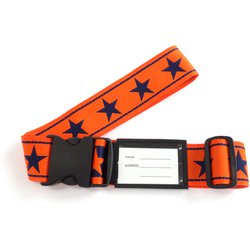 VA-244070 [スーツケースベルト ビッグスター OT オレンジ×ネイビー]