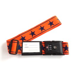 VA-244094 [スーツケースベルト ビッグスター TSA オレンジ×ネイビー]