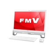 デスクトップパソコン ESPRIMO FH52/A3 23型ワイド/Celeron G3900T/メモリ4GB/HDD 1TB/DVDスーパーマルチドライブ/Windows 10 Home 64ビット/Microsoft Office Personal Premium プラス Office 365サービス/スノーホワイト FMVF52A3W