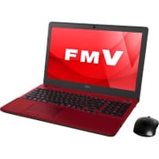 ノートパソコン LIFEBOOK AH53/A3 15.6型ワイド/Core i7-6700HQ/メモリ 8GB/HDD 1TB/Blu-ray Discドライブ/Windows 10 Home 64ビット/Microsoft Office Home ＆ Business Premium プラス Office 365 サービス/ルビーレッド FMVA53A3R