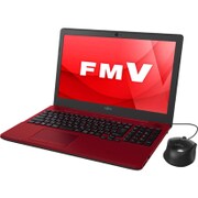 LIFEBOOK AHシリーズ AH45/A3 15.6型ワイド/Core i3/メモリ 4GB/HDD 1TB/ブルーレイディスクドライブ/Windows 10 Home 64ビット/Office H&B Premium プラス Office365サービス/ルビーレッド FMVA45A3R