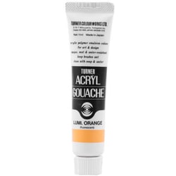 アクリルガッシュ ルミナスシリーズ 蛍光オレンジ 11ml AG011204