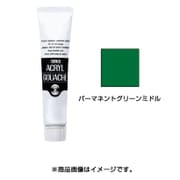 アクリルガッシュ 普通色 40ml パーマネントグリーンミドル AG040043