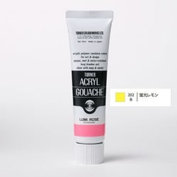 アクリルガッシュ ルミナスシリーズ 40ml 蛍光レモン AG040202
