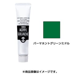 アクリルガッシュ 普通色 100ml パーマネントグリーンミドル AG100043