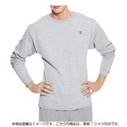 T2228 806 OXFORD GRAY S [チャンピオン 長袖 Tシャツ メンズ Sサイズ/日本Mサイズ相当 オックスフォードグレー T2228 cotton jersey long-sleeve men's t shirt]